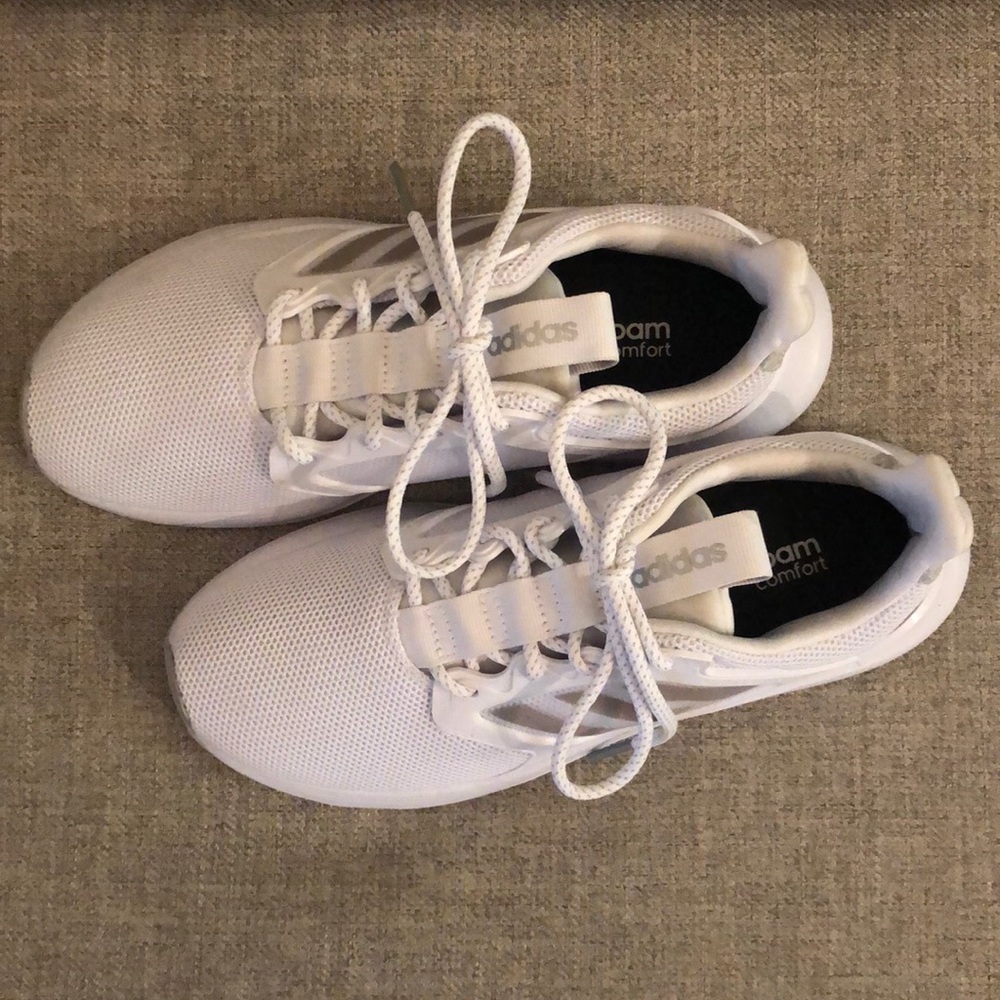 White Adidas sneakers